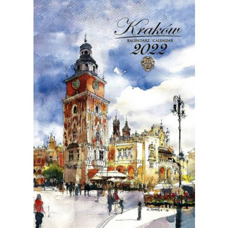 2024 Kalendarz B5 Kraków Akwarela